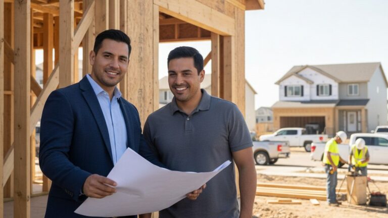 How do construction lenders work for first-time homebuyers?