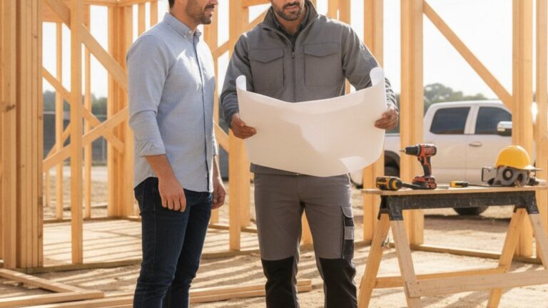 How do construction loans work for a first-time buyer?