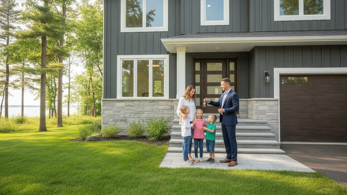 How do construction loans work for a first-time buyer?