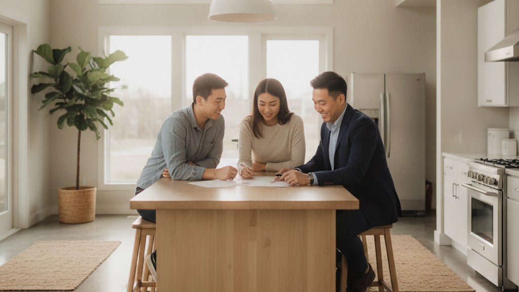 How do home credit lines work for a first-time buyer?
