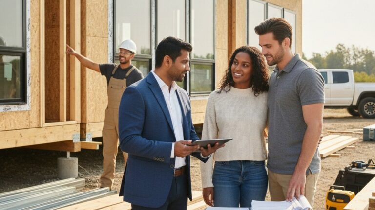 How do modular homes loans work for a first-time buyer?