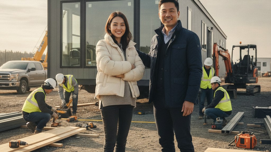 How does financing for manufactured homes work for a first-time buyer?